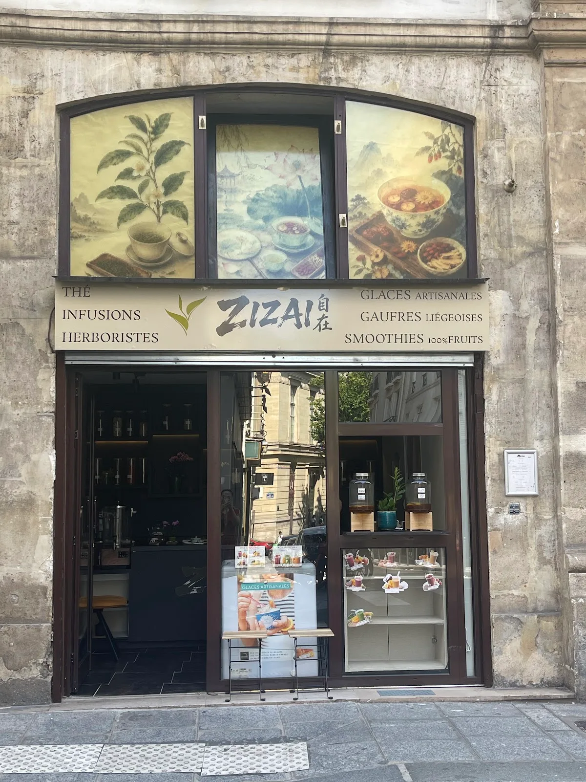 ZIZAI shopfront on rue Monsieur le Prince